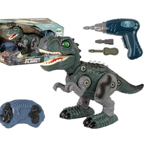 ربات اسباب بازی دایناسور کنترلی با ابزار Electric walking diy Dinosaur_اسباب بازی